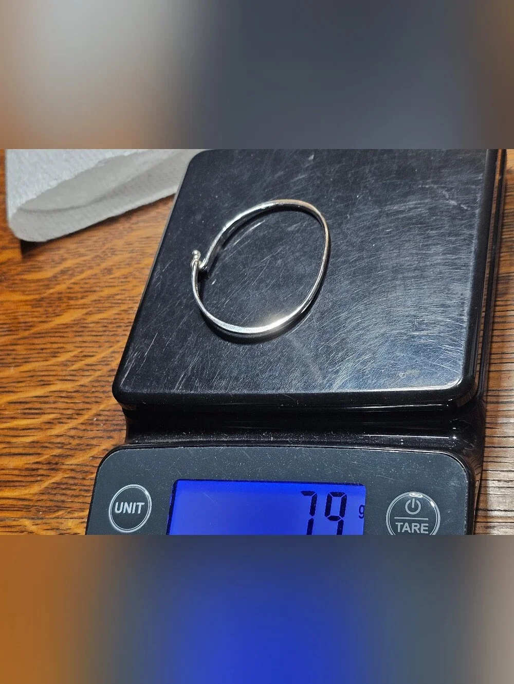 James Avery Sterling Hammered Hook-On Bracelet